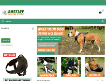 Tablet Screenshot of amstaff-breed.com
